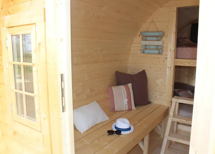 Luxuszelt Barrel Insolite Papilles En Escapade