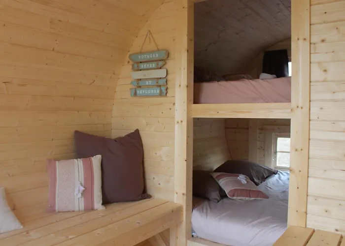 Luxuszelt Barrel Insolite Papilles En Escapade