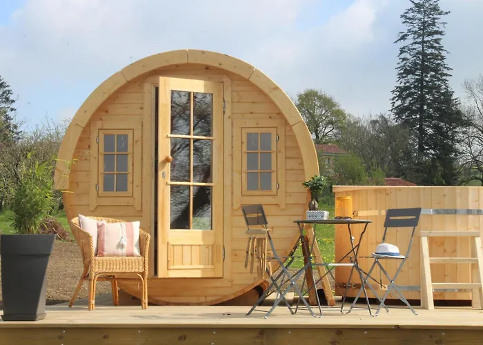 Luxuszelt Barrel Insolite Papilles En Escapade